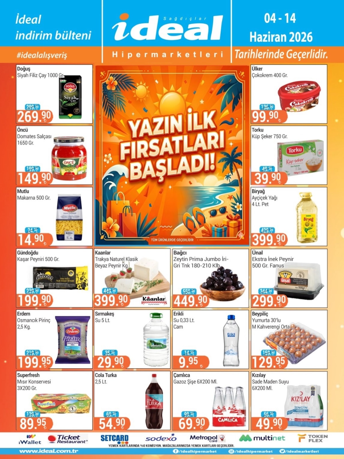 İdeal Market 4 Haziran 2026 Aktüel Kataloğu