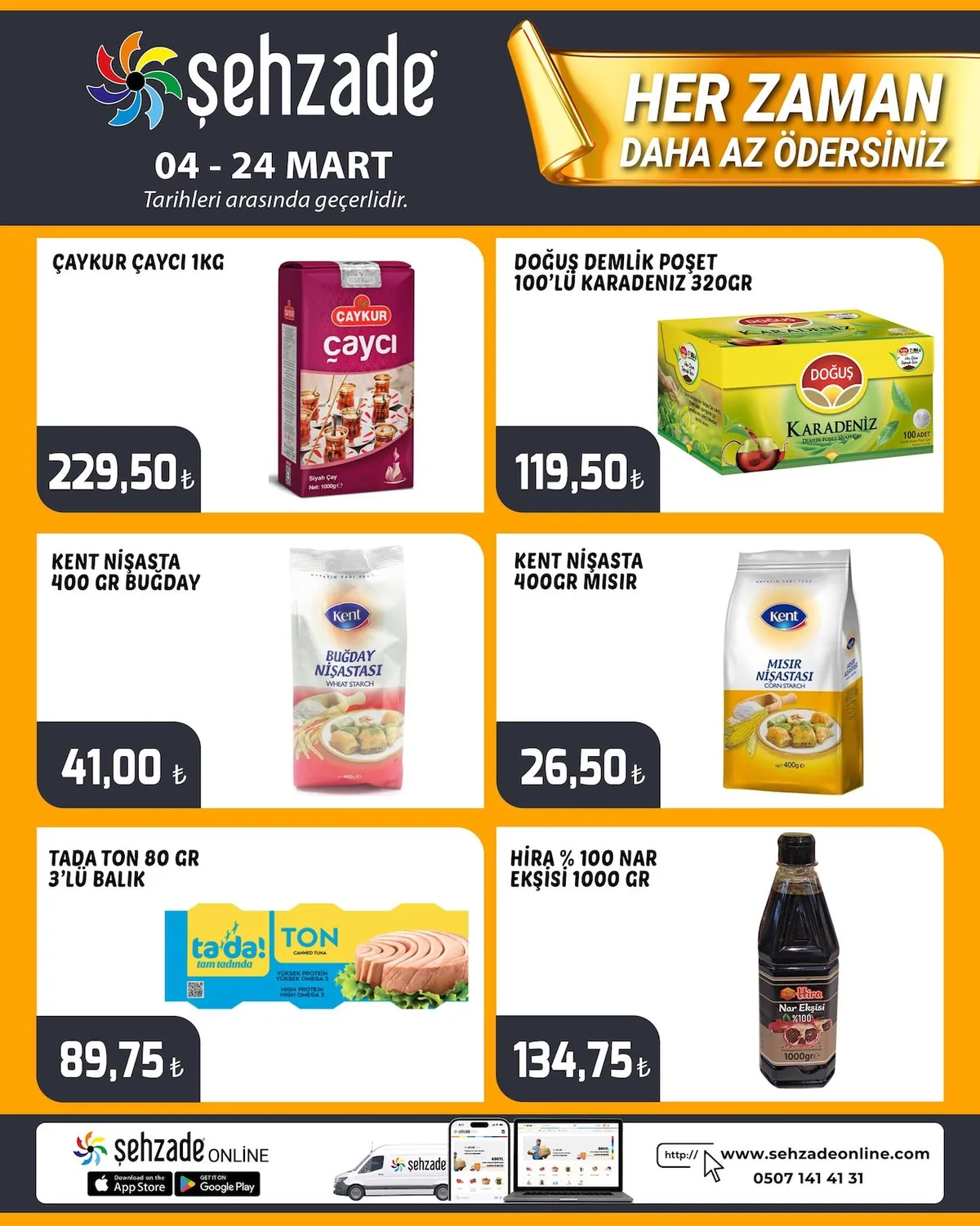Şehzade Şehzade Market 4 Mart 2026 Aktüel Kataloğu sayfa 5