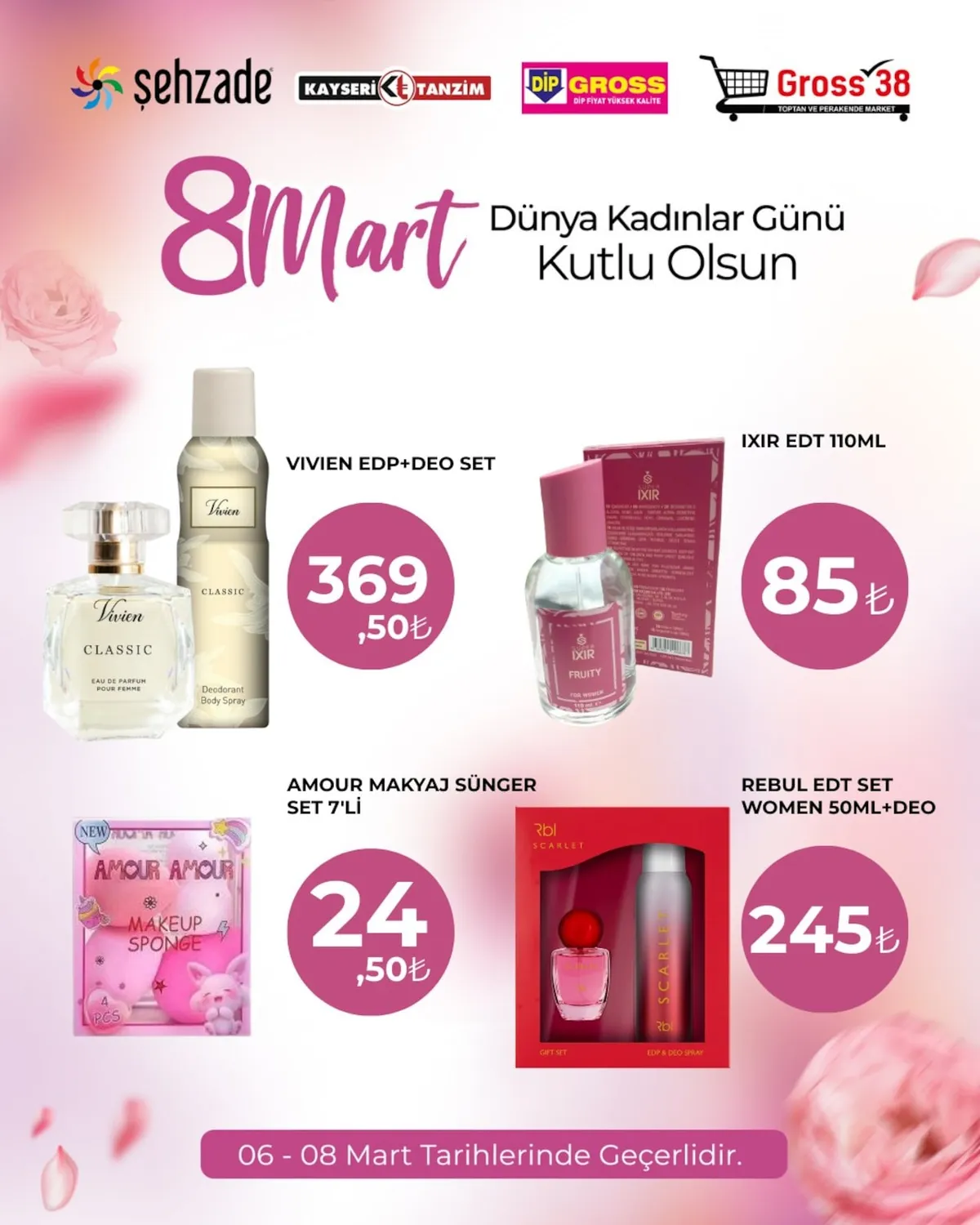 Şehzade Şehzade Market 6 Mart 2026 Aktüel Kataloğu sayfa 3: Vivien Edp+Deo Set