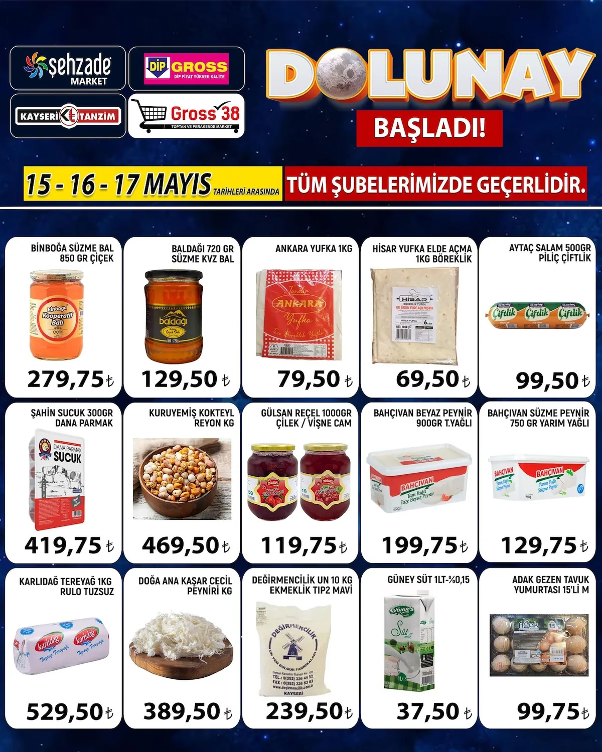 Şehzade Şehzade Market 15 Mayıs 2026 Aktüel Kataloğu sayfa 2: Baldagı 720 Gr Süzme Kvz Bal, Adak Gezen Tavuk Yumurtasi 15'Li M