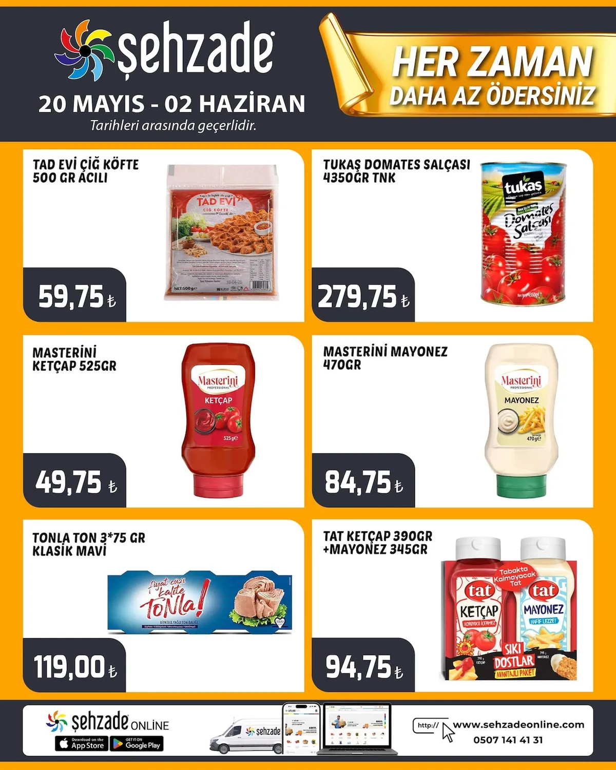 Şehzade Şehzade Market 20 Mayıs 2026 Aktüel Kataloğu sayfa 5