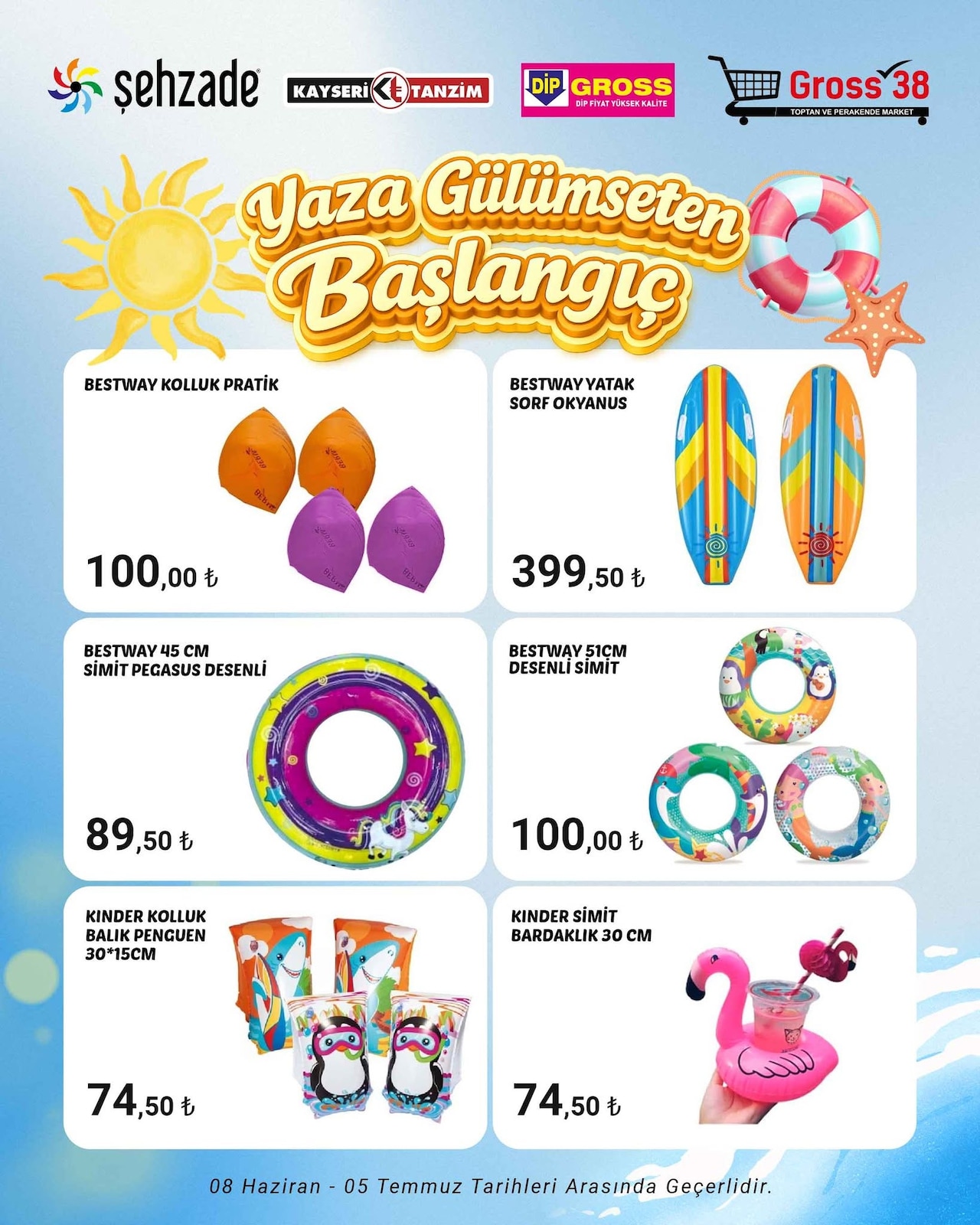 Şehzade Market 8 Haziran 2026 Aktüel Kataloğu broşürü